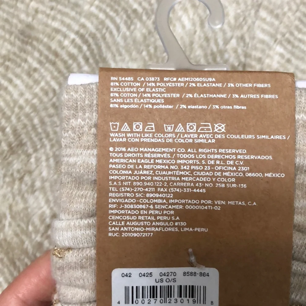 ✨ American Eagle Sparkle Boot Socks NWT *RARE*
